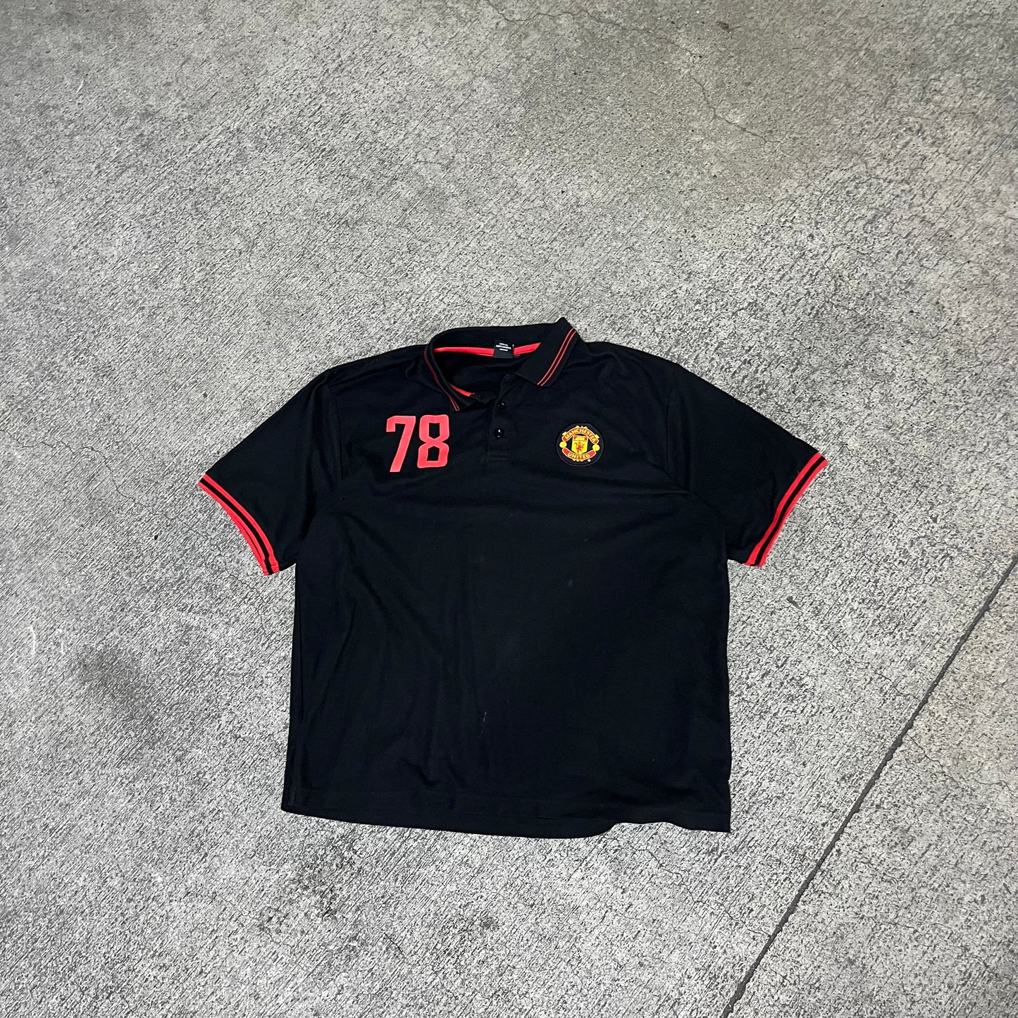 Vintage Manchester 76 Polo Shirt Size L