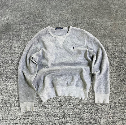 Grey Polo Ralph Lauren Sweatshirt – Streetwear Classic