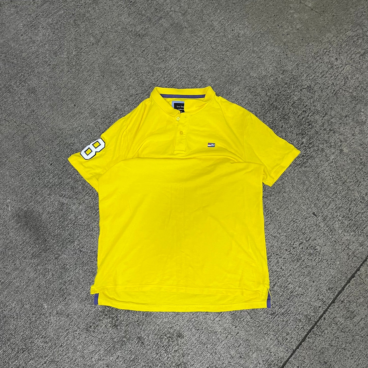 Yellow Tom Smith polo Size L