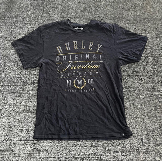 Vintage Hurley Tee – Faded Black Size L