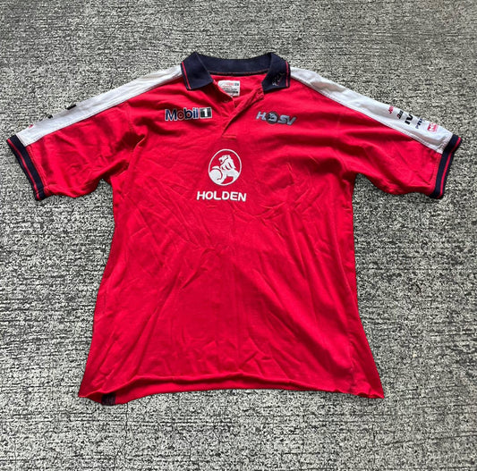 Vintage Holden Commodore Polo Shirt – Red Size L